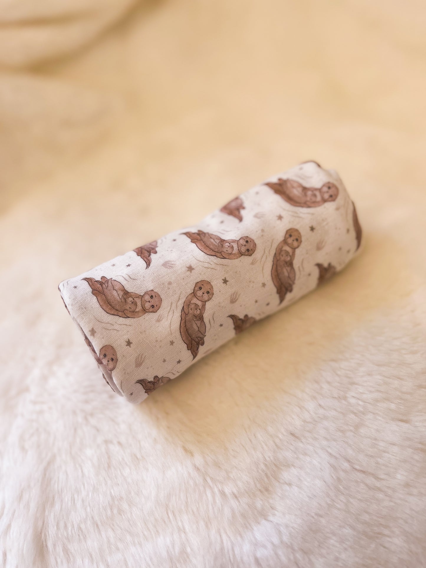 Lange loutre - Tissu exclusif
