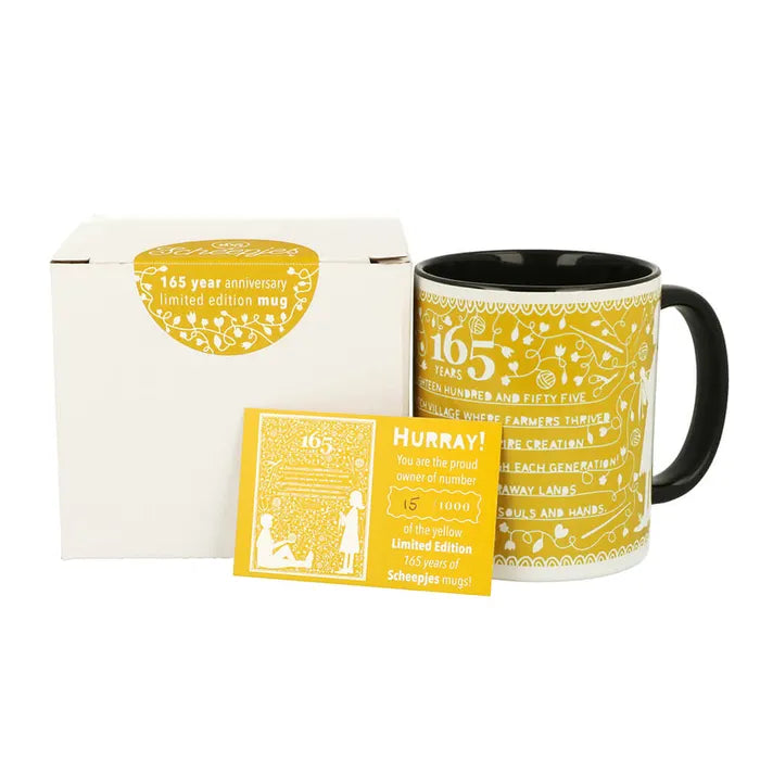 Mug Scheepjes édition limitée 165 ans jaune