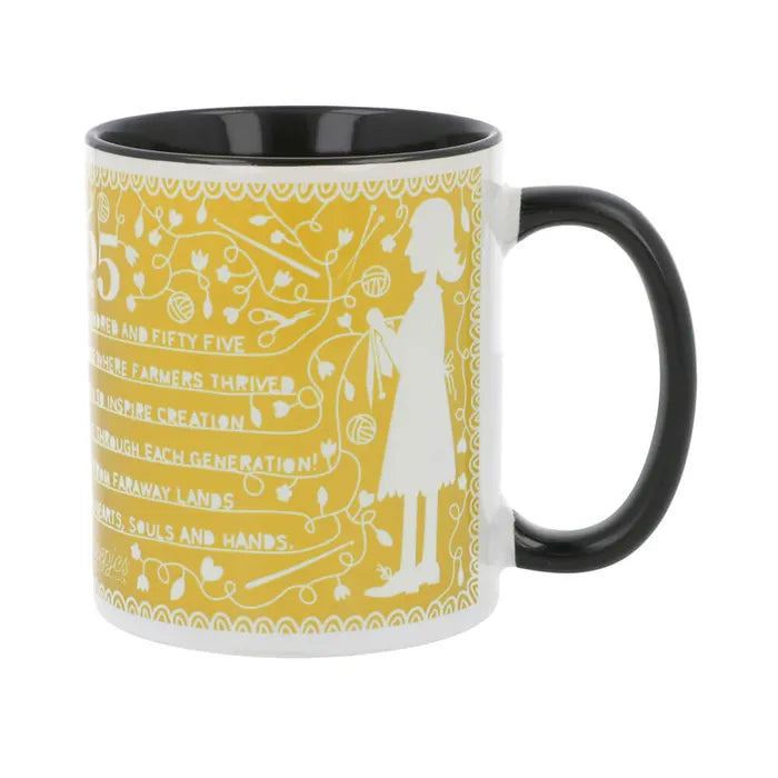 Mug Scheepjes édition limitée 165 ans jaune
