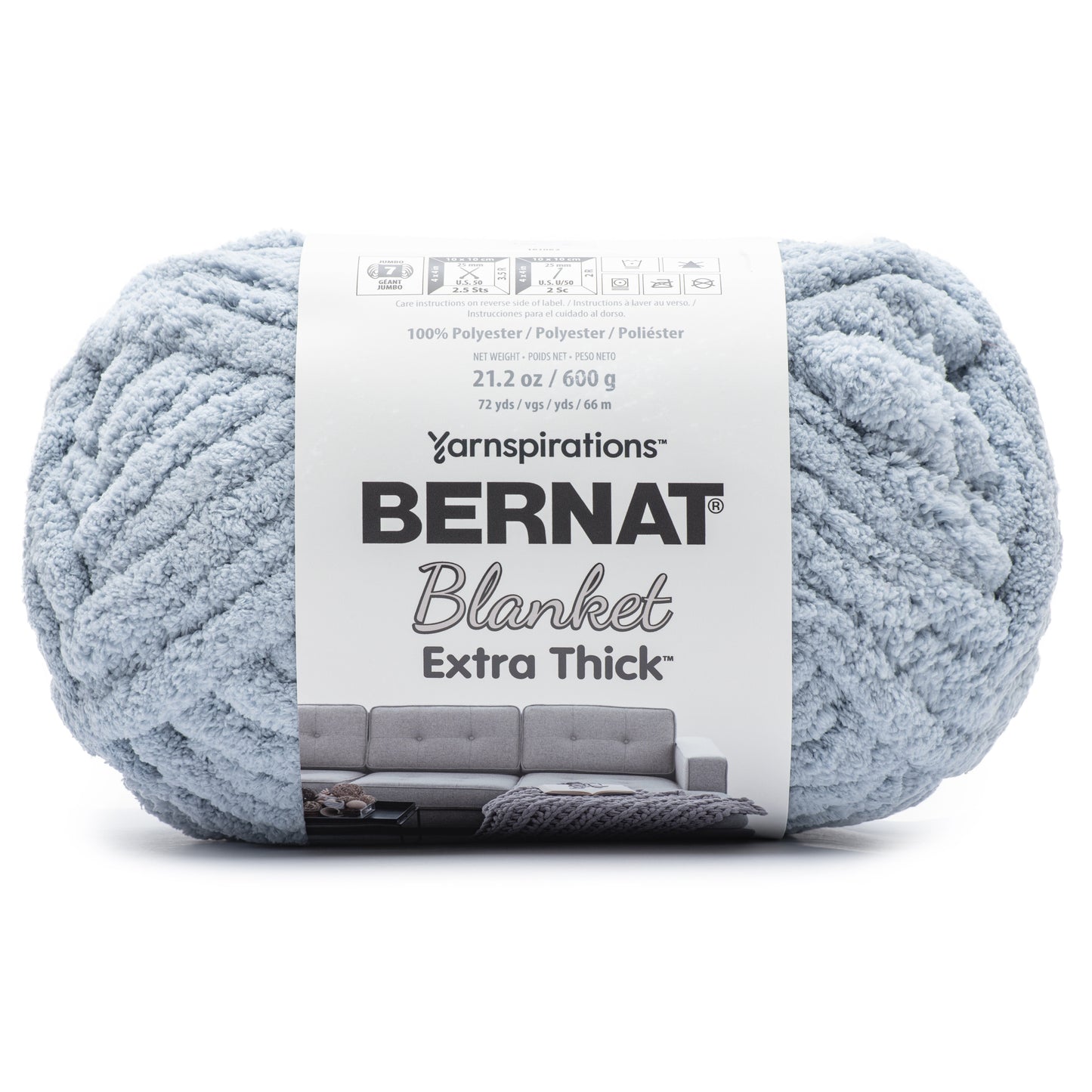 Bernat Blanket Extra Thick 600g 25mm - 09 Bleu pâle