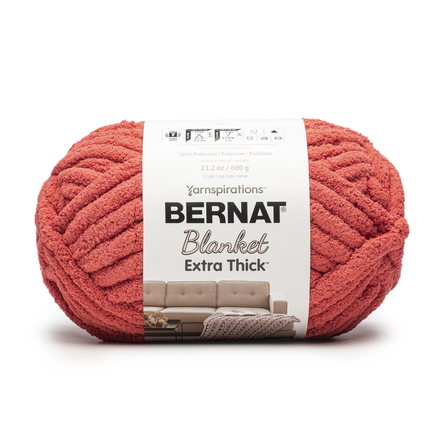 Bernat Blanket Extra Thick 600g 25mm 70 - Rouge brique