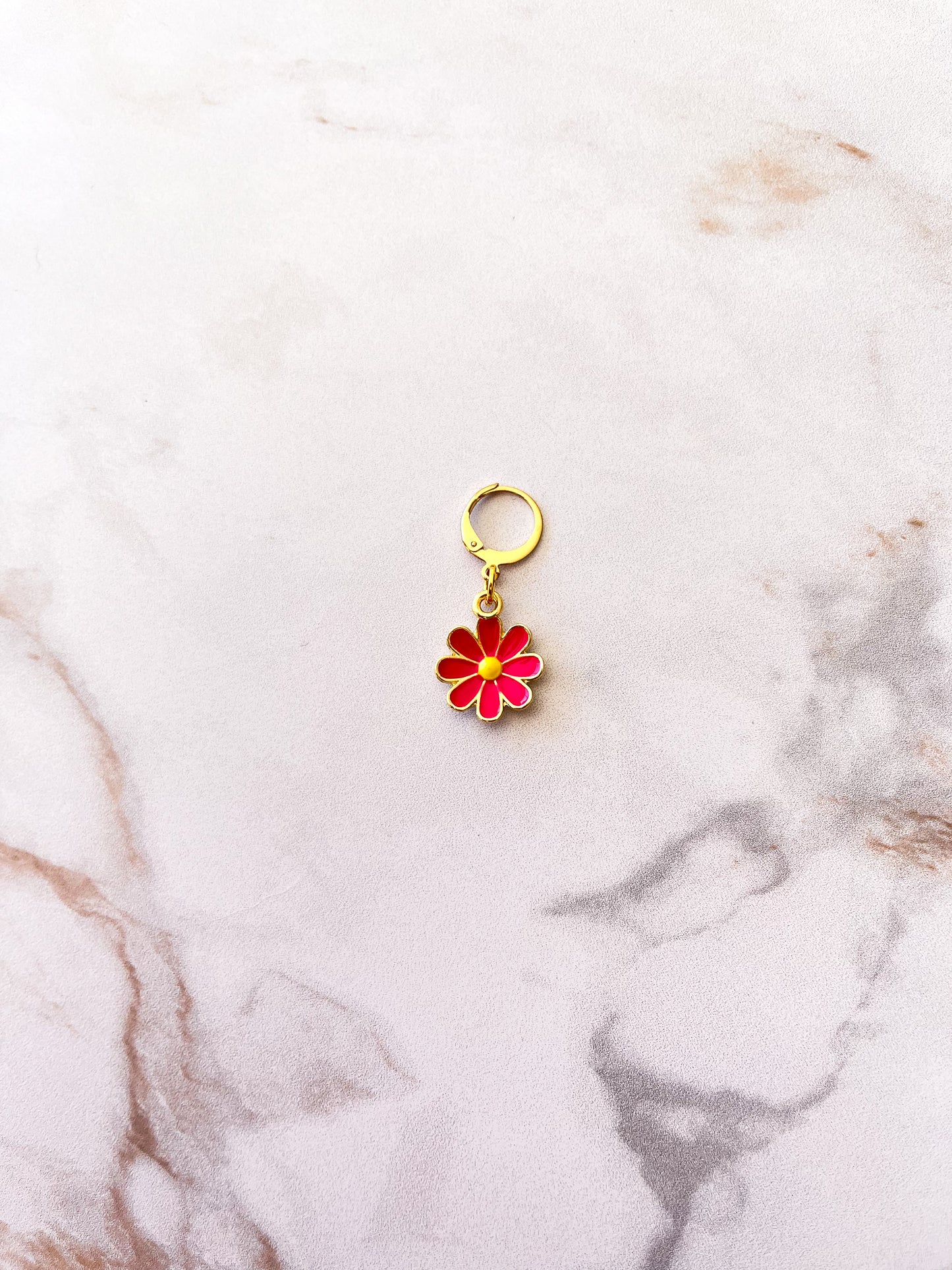 Marqueur Fleur rose
