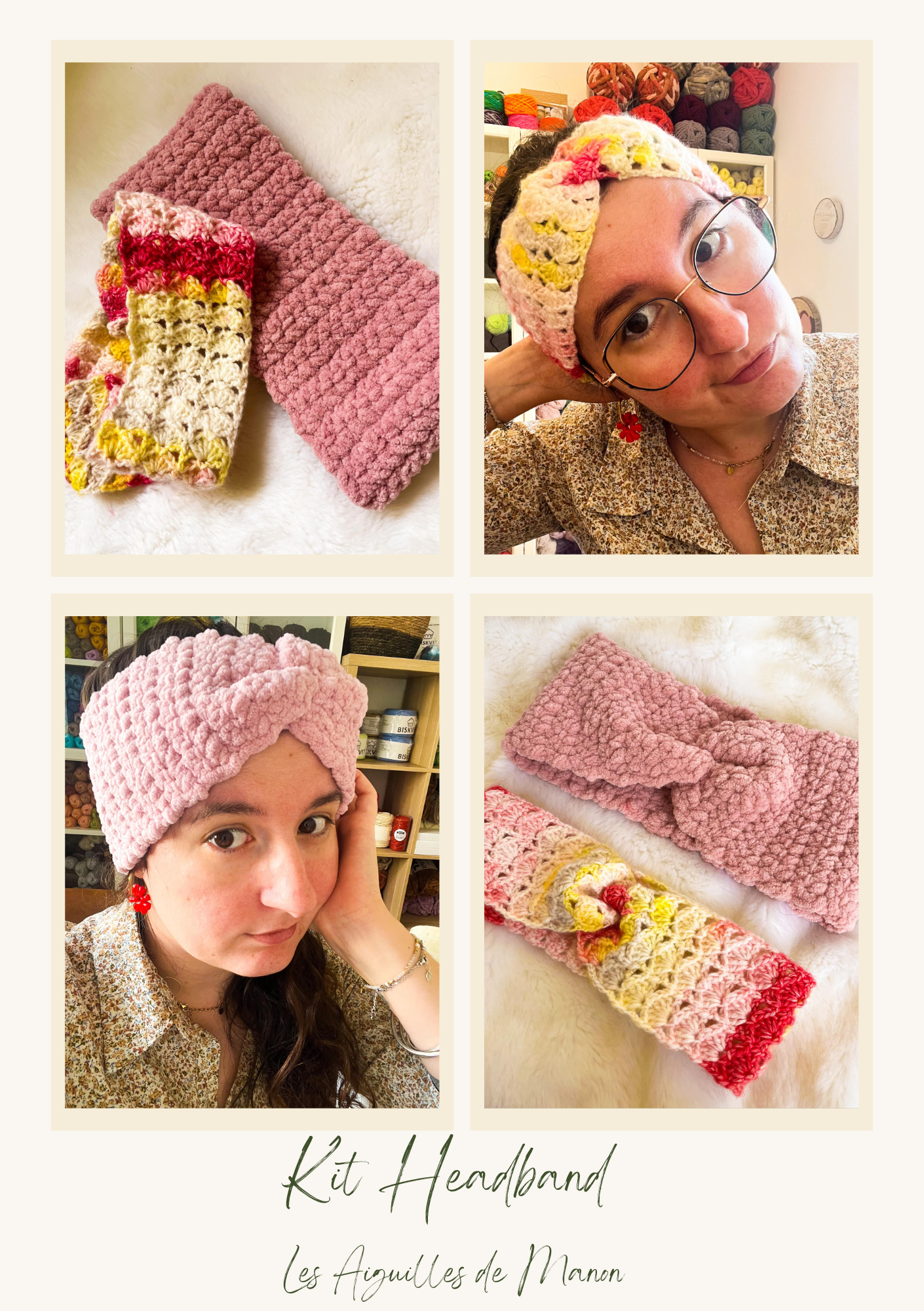 Headband - Kit crochet