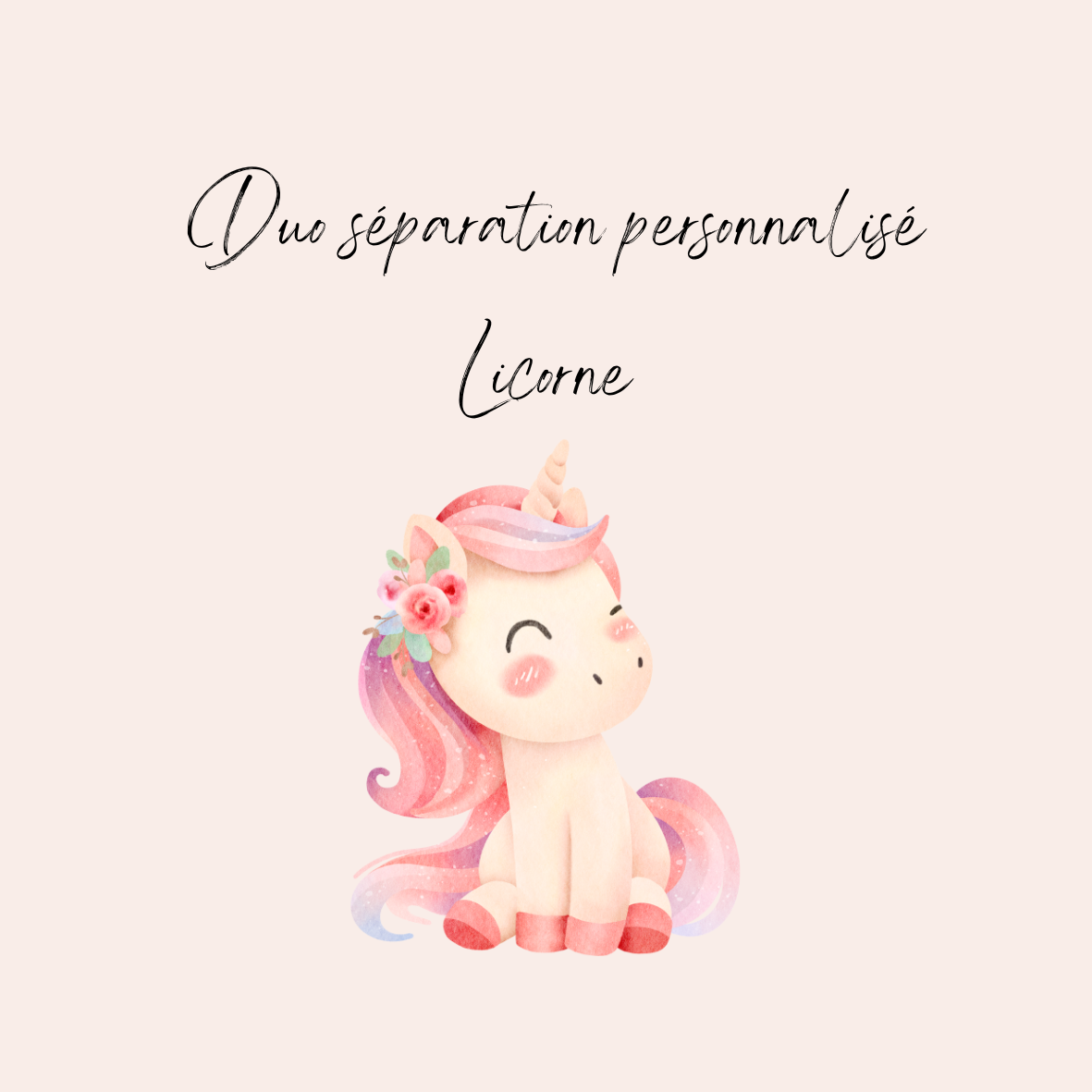 Duo d'aide à la séparation licorne