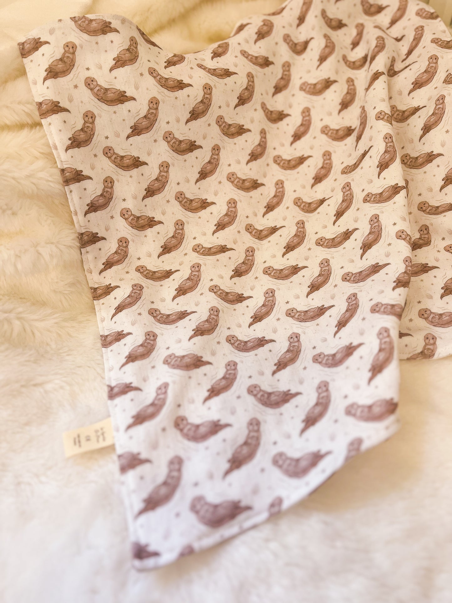Lange loutre - Tissu exclusif