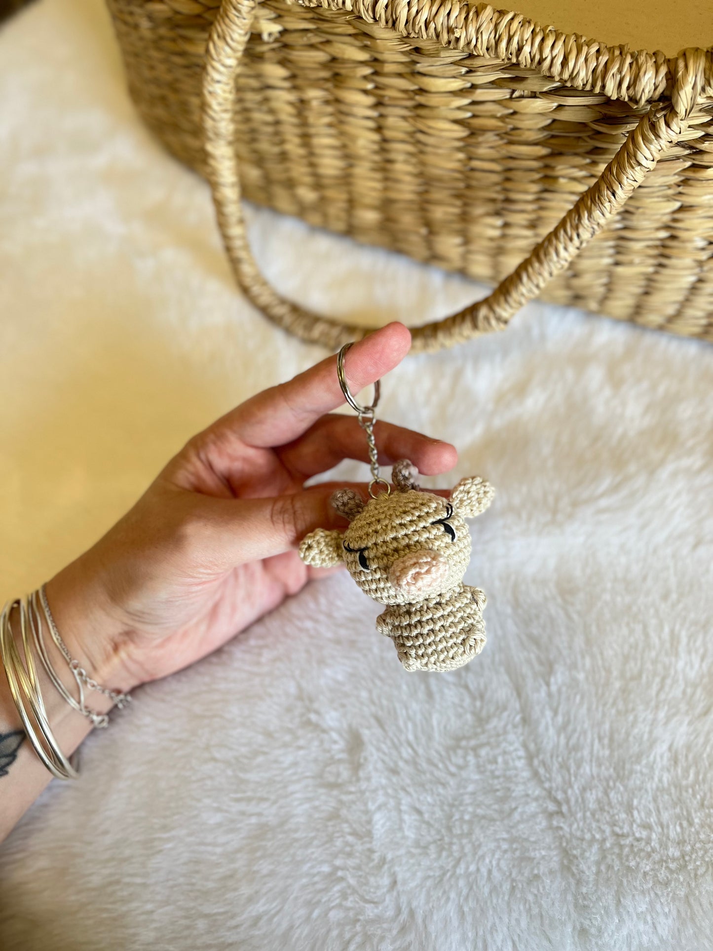 Porte clé Marguerite la vache