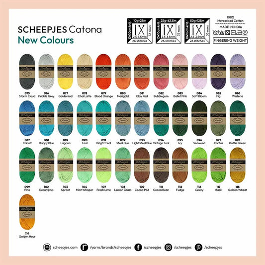 Nouveaux coloris 50g Catona Précommande