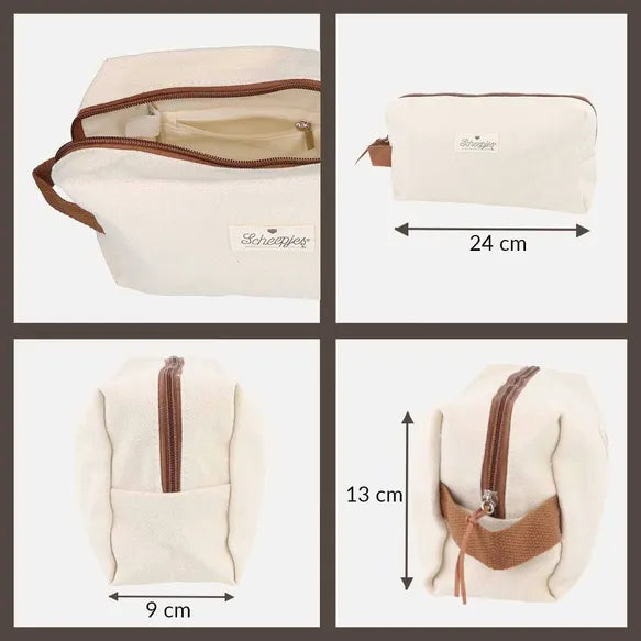 Trousse de rangement blanche