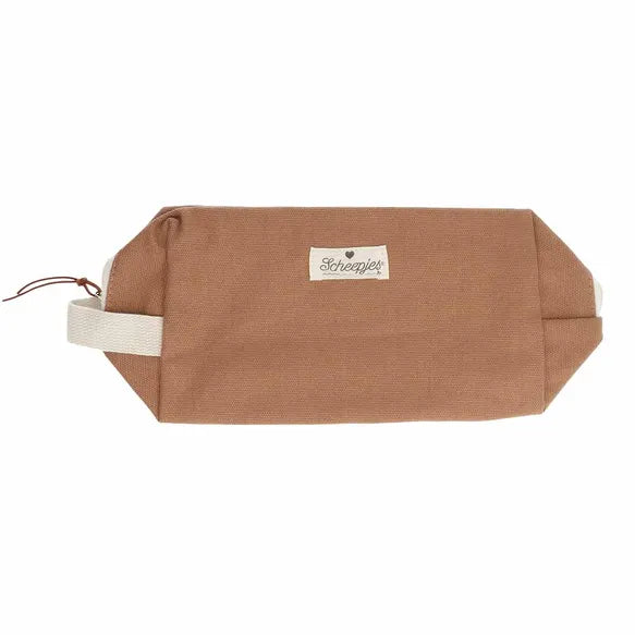 Trousse de rangement marron