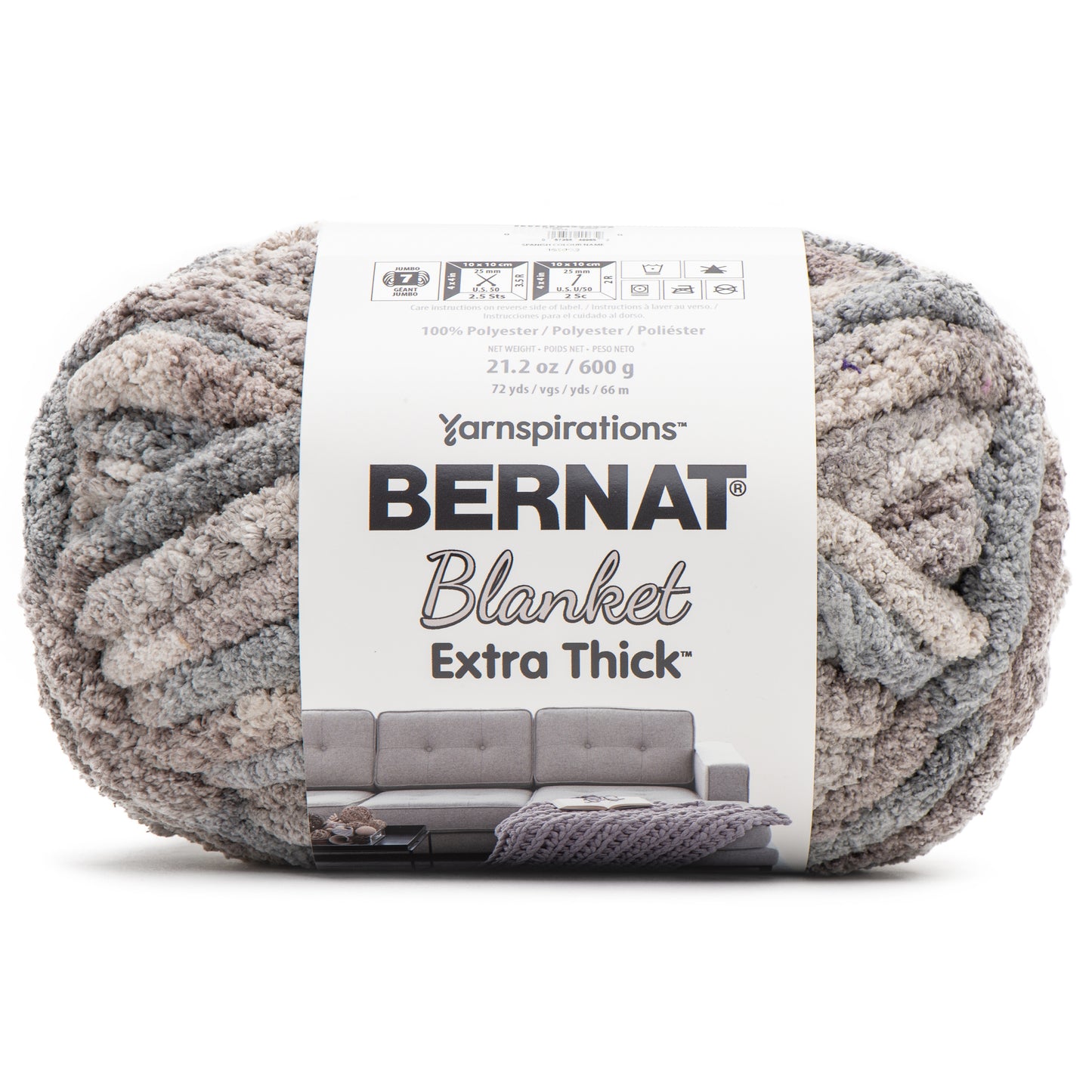 Bernat Blanket Extra Thick 600g 25mm 58 - Gris Tourterelle