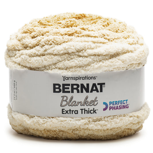 Bernat Blanket Extra Thick Perfect Phasing Yarn 17 - Golden