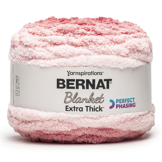 Bernat Blanket Extra Thick Perfect Phasing Yarn 25 - Brique rouge