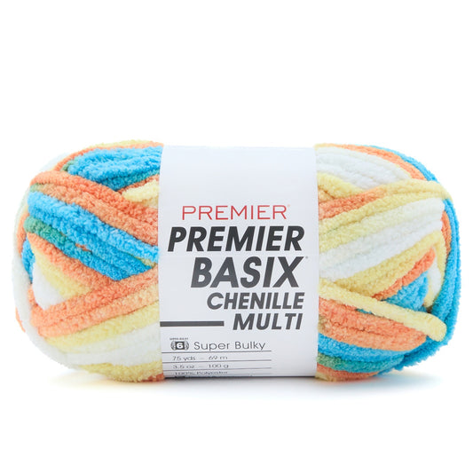 Basix Chenille Multi  08 - Plage