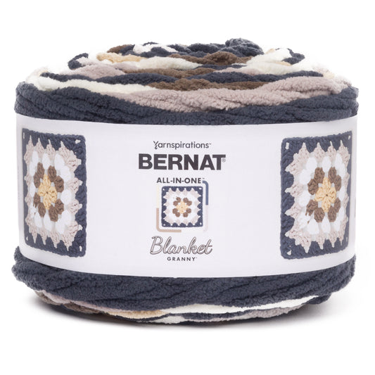 Bernat Granny Square - Asphalt
