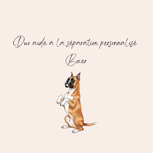 Duo aide à la séparation Boxer personnalisé