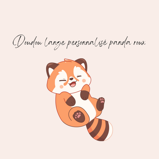 Panda roux personnalisé