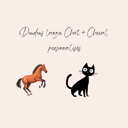 Chat + Cheval personnalisés