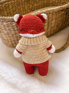 Renard amigurumi Léonard crocheté à la main – création DIY
