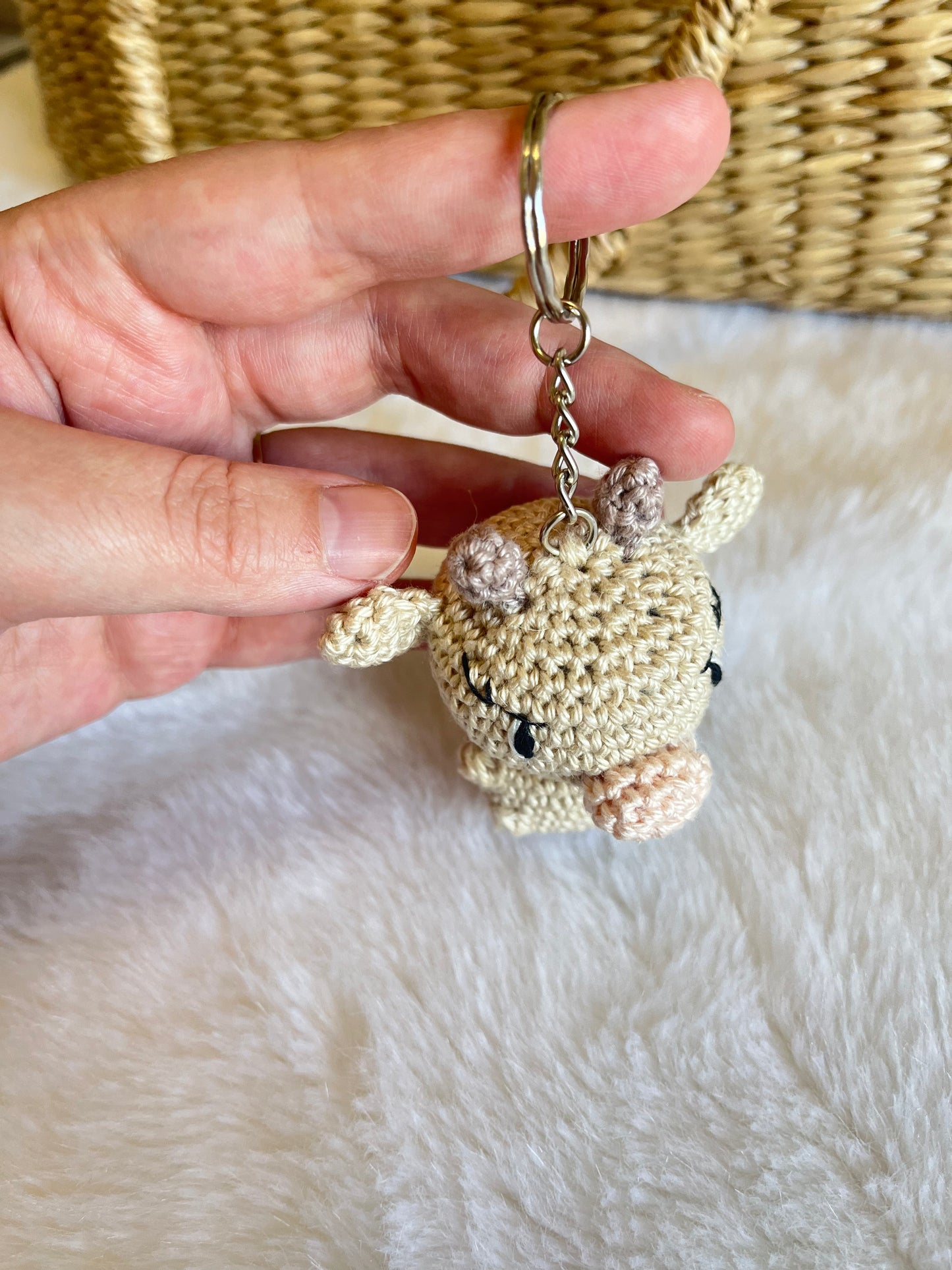 Porte clé Marguerite la vache