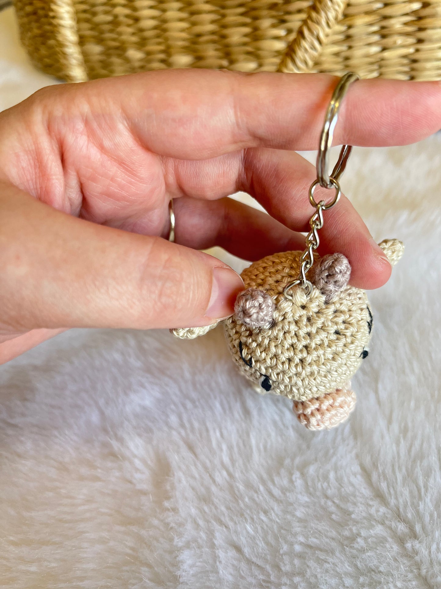 Porte clé Marguerite la vache