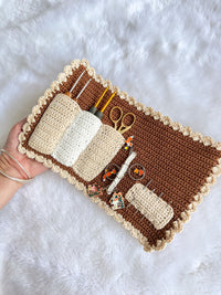 Kit Crochet – La Trousse de l'Artisane | Rangement crochets fait main