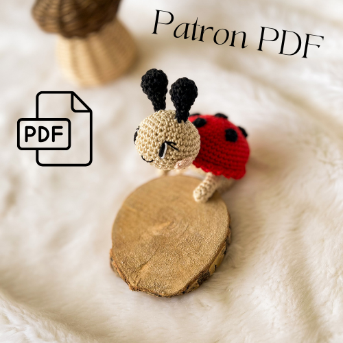 Cyrielle la coccinelle - Patron crochet PDF