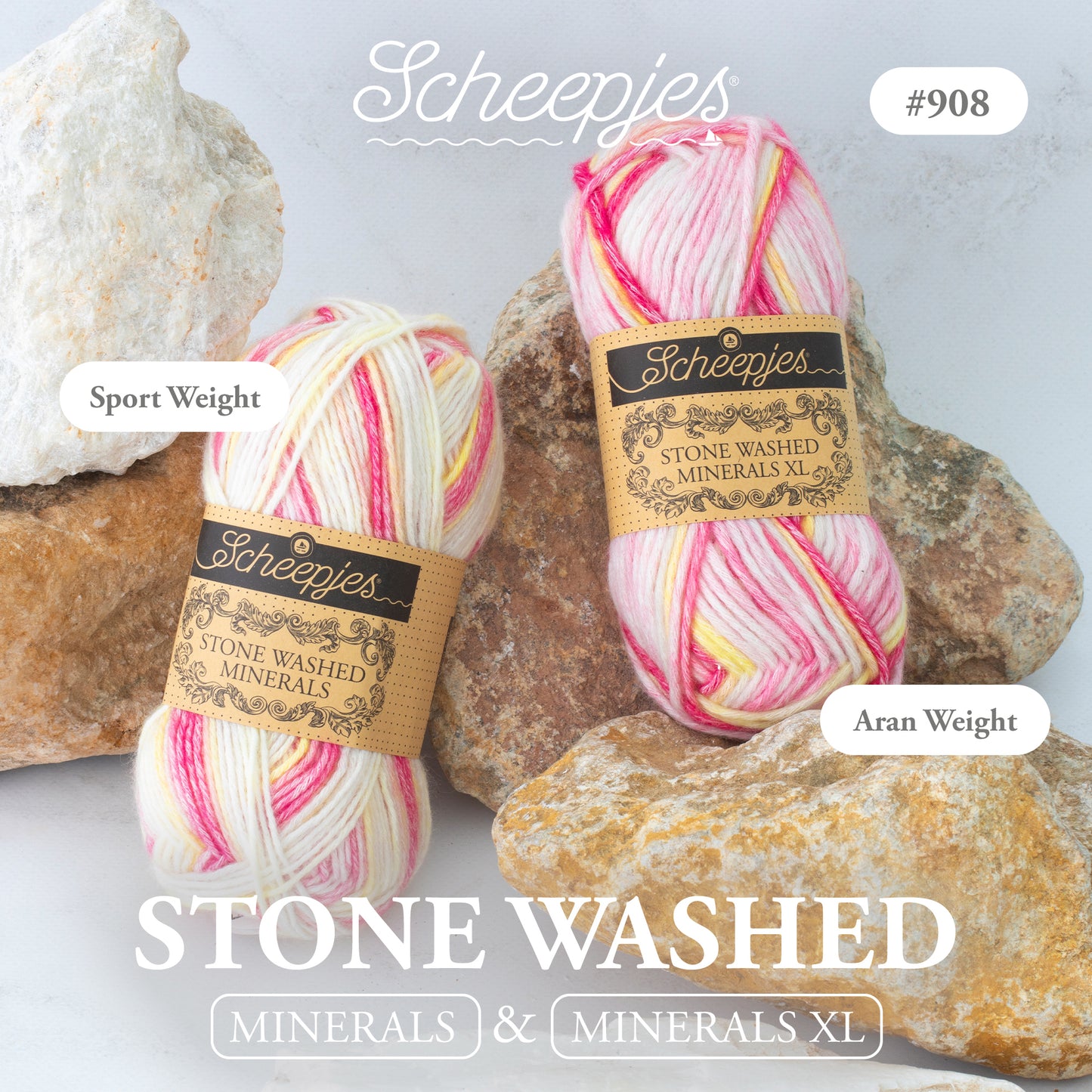 Stone Washed Minerals 908 - Rhodo Radiance